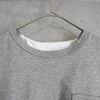 サカイ ドッキング プリーツ ブラウス Tシャツ 半袖トップス グレー / アイボリー レディース