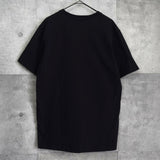メゾン キツネ 筆記体ロゴ Tシャツ ブラック - NEWSED