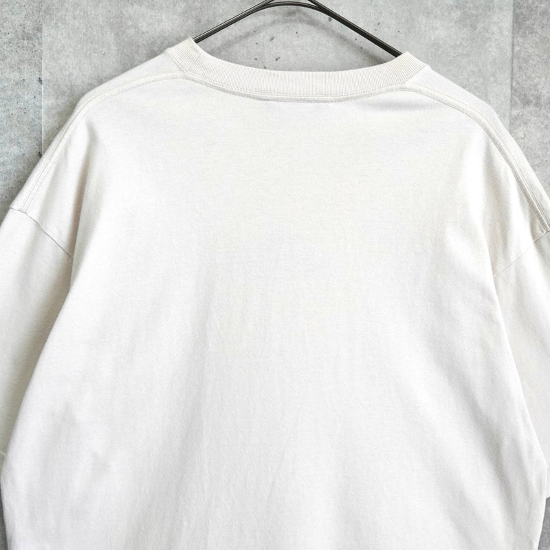 バレンシアガ ロゴ刺繍 オーバーサイズ Tシャツ ベージュ | ブランド