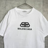 Balenciaga 徽标T恤白色
