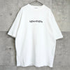 Balenciaga 徽标超大 T 恤白色