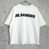 ジルサンダー ロゴ Tシャツ ホワイト - NEWSED
