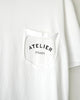 メゾン マルジェラ Tシャツ 2018SS ATELIER Tシャツ ホワイト サイズ52 メンズ