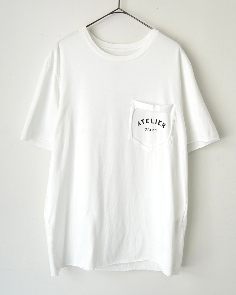 メゾン マルジェラ Tシャツ 2018SS ATELIER Tシャツ ホワイト サイズ52 メンズ