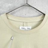マーティンキム フェイクレイヤード Tシャツ メッシュニット アイボリー - NEWSED