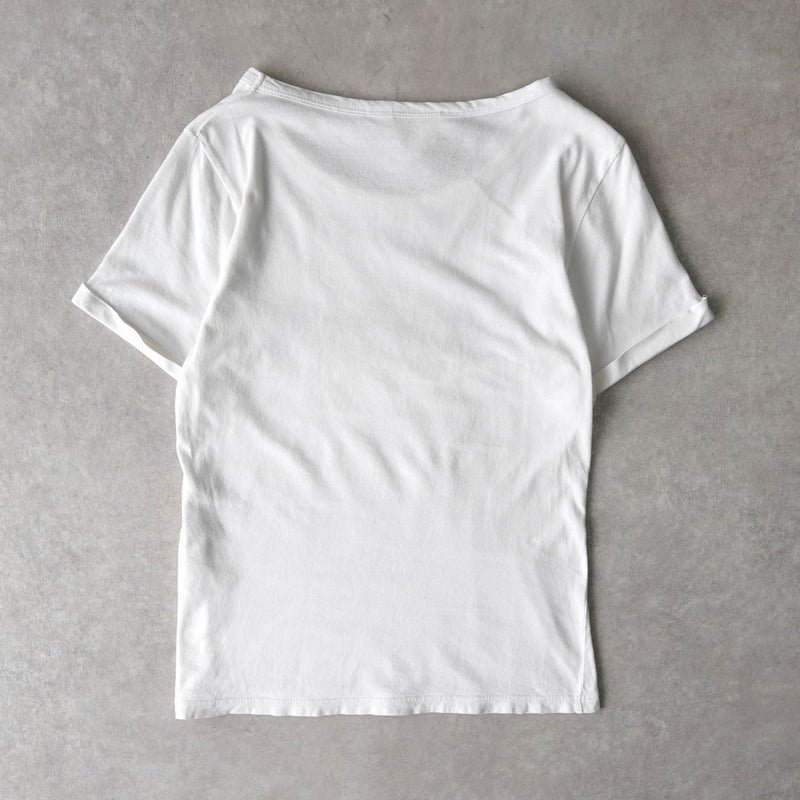 アニエスべー ロゴ Tシャツ レディース ホワイト - NEWSED