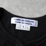 コムデギャルソン フリル レース Tシャツ ブラック レディース - NEWSED