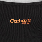 カーハート ワッフル ロンT ロゴ プリント ブラック - NEWSED