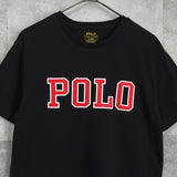 ポロ ラルフローレン ロゴ Tシャツ ブラック - NEWSED