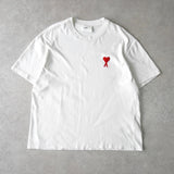 アミパリ アミ パリス ハートロゴ Tシャツ ホワイト - NEWSED