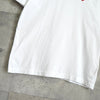 プレイ コムデギャルソン ハート ロゴ Tシャツ ホワイト
