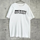 アディダス ロゴ Tシャツ ホワイト - NEWSED