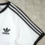 アディダス トレフォイルロゴ Tシャツ ホワイト / ブラック - NEWSED