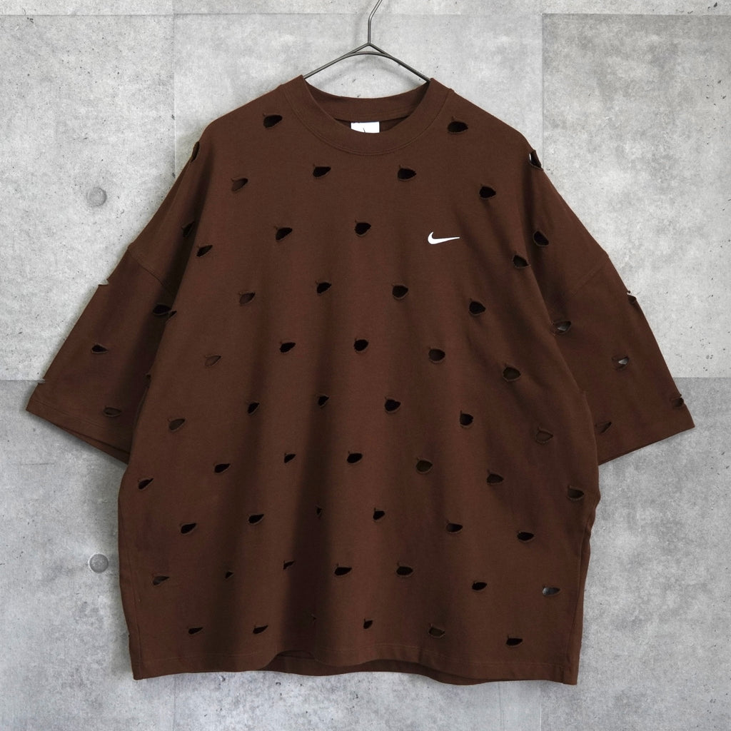 Nike x Jacquemus 棕色 Swoosh Cut T 恤