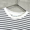 Lacoste 徽标边框珠地网眼 T 恤黑色 x 白色