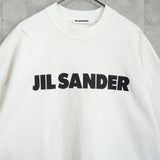 ジルサンダー ロゴ Tシャツ ホワイト - NEWSED