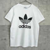 アディダス トレフォイルロゴ Tシャツ ホワイト - NEWSED