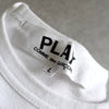 プレイ コム デ ギャルソン ハート Tシャツ ホワイト