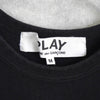Play Comme des Garçons 黑色心形徽标 T 恤