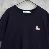 メゾン キツネ チラックスフォックス Tシャツ ネイビー - NEWSED