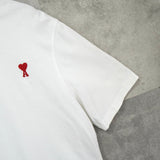 アミパリ アミ パリス ハートロゴ Tシャツ ホワイト - NEWSED