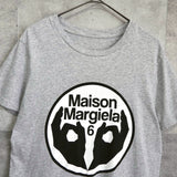 エムエムシックス メゾンマルジェラ プリント Tシャツ グレー - NEWSED
