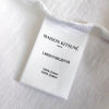 Maison Kitsune 花朵刺绣徽标 T 恤 白色