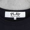 Play Comme des Garcons 心形徽标短袖 T 恤 黑色