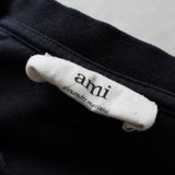 アミパリ アミ パリス ハートロゴ Tシャツ ブラック - NEWSED