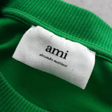 アミパリ アミ パリス ネームタグ Tシャツ グリーン - NEWSED
