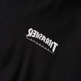 シュプリーム × スラッシャー ロゴ 両面プリント Tシャツ ブラック - NEWSED