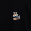 Maison Kitsune Chillax 黑色狐狸T恤