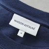 Maison Kitsune 海军蓝刺绣徽标 T 恤