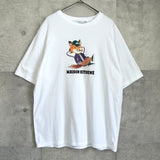 メゾンキツネ チラックスヘッド プリント Tシャツ ホワイト - NEWSED