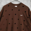 Nike x Jacquemus 棕色 Swoosh Cut T 恤