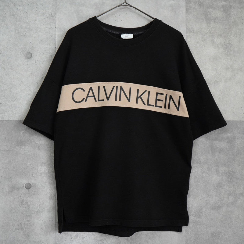 カルバンクライン ロゴ Tシャツ ブラック - NEWSED