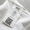 アミパリ アミ パリス ハートロゴ オーバーサイズ Tシャツ ホワイト