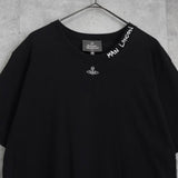 ヴィヴィアン ウエストウッド オーブ ロゴネック Tシャツ ブラック - NEWSED