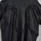 ドリス ヴァン ノッテン フリル 半袖トップス Tシャツ ダークグレー レディース - NEWSED