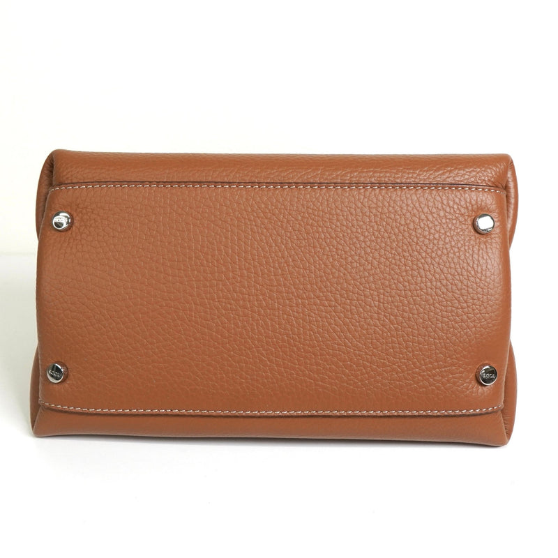 トッズ Tタイムレス レザー 2way ハンドバッグ ショルダーバッグ ブラウン - NEWSED