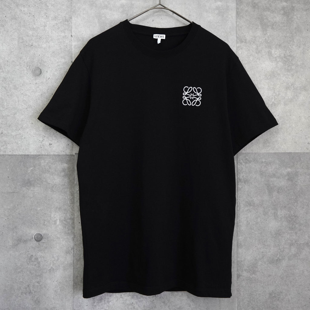 Loewe Anagram 刺绣 T 恤（黑色）