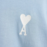 アミパリ アミパリス ハートロゴ Tシャツ ブルー - NEWSED