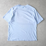 アミパリ アミ パリス ハートロゴ Tシャツ ブルー - NEWSED