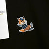 Maison Kitsune Chillax 黑色狐狸T恤