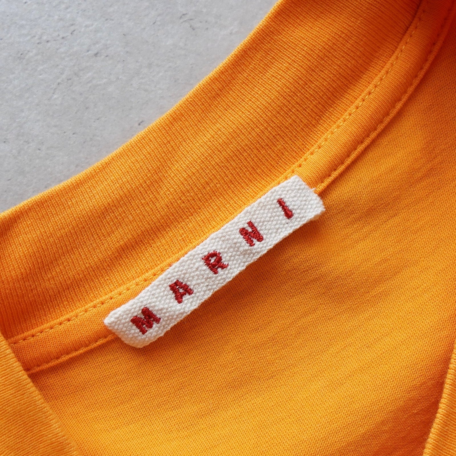 マルニ ロゴ Tシャツ オレンジ | ブランド古着を扱うリユース