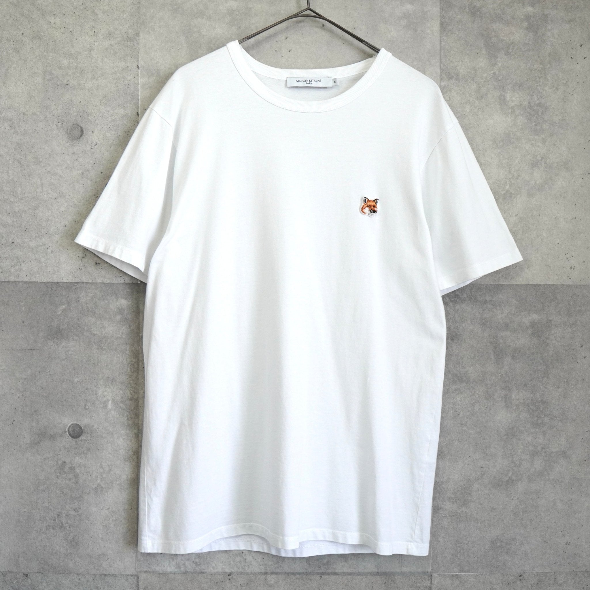 MAISON KITSUNE&#39; - 【未使用・美品】メゾンキツネ  LOVEBIRD Tシャツ メゾンキツネ LoveBird ラブバード Tシャツ グレー - メルカリ