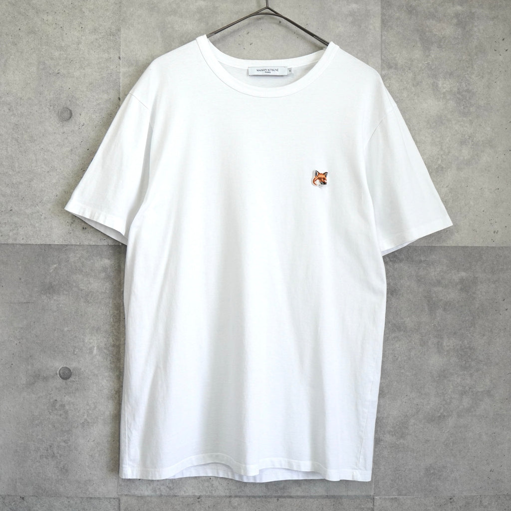 Maison Kitsune 狐狸头 T 恤 白色