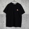 メゾン キツネ チラックスフォックス Tシャツ ブラック