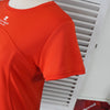 クレージュ スポーティー生地 ロゴ Tシャツ レッド レディース