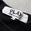 プレイ コムデギャルソン ハートロゴ Tシャツ ブラック